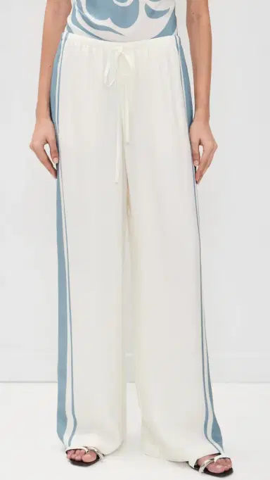 SIR. SIR. Lilou Silk Drawstring Pants Liora Blue 2 | Thumbnail 2 SIR. SIR. Lilou Silk Drawstring Pants Liora Blue 2 | Thumbnail 2