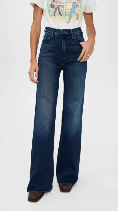 MOTHER The Hustler Roller Sneak Jeans Homecoming High | Thumbnail 2 MOTHER The Hustler Roller Sneak Jeans Homecoming High | Thumbnail 2