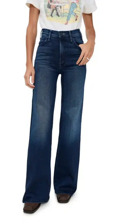 MOTHER The Hustler Roller Sneak Jeans Homecoming High | Thumbnail 1 MOTHER The Hustler Roller Sneak Jeans Homecoming High | Thumbnail 1