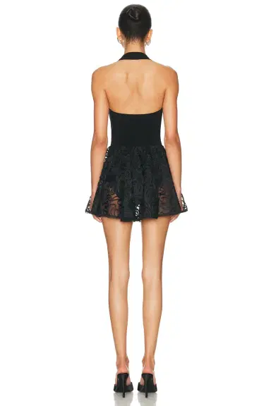 Norma Kamali Cayla Flared Pickleball Dress | Thumbnail 3 Norma Kamali Cayla Flared Pickleball Dress | Thumbnail 3