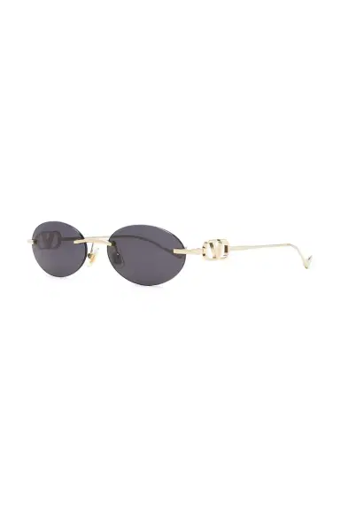 Valentino Garavani Bejewelled Oval Sunglasses | Thumbnail 2 Valentino Garavani Bejewelled Oval Sunglasses | Thumbnail 2