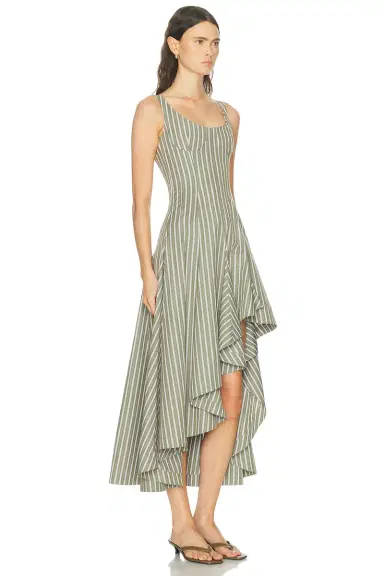 Monse Striped Corset Dress | Thumbnail 2 Monse Striped Corset Dress | Thumbnail 2
