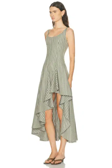 Monse Striped Corset Dress | Thumbnail 3 Monse Striped Corset Dress | Thumbnail 3