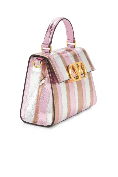 Valentino Garavani VSLING Elaphe Striped Top Handle Bag | Thumbnail 4 Valentino Garavani VSLING Elaphe Striped Top Handle Bag | Thumbnail 4