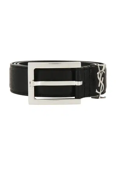 Saint Laurent Carree Passant Cassandre Ceinture Boucle Belt | Thumbnail 3 Saint Laurent Carree Passant Cassandre Ceinture Boucle Belt | Thumbnail 3