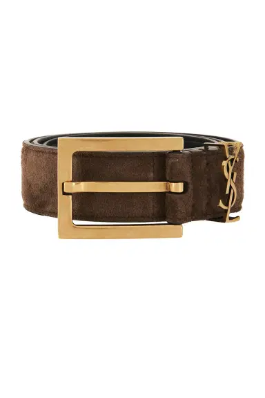 Saint Laurent Carree Passant Cassandre Ceinture Boucle Belt | Thumbnail 3 Saint Laurent Carree Passant Cassandre Ceinture Boucle Belt | Thumbnail 3