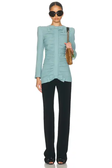 Valentino Rouche Long Blazer Dress | Thumbnail 4 Valentino Rouche Long Blazer Dress | Thumbnail 4
