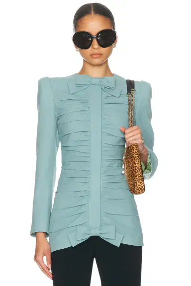 Valentino Rouche Long Blazer Dress | Thumbnail 1 Valentino Rouche Long Blazer Dress | Thumbnail 1
