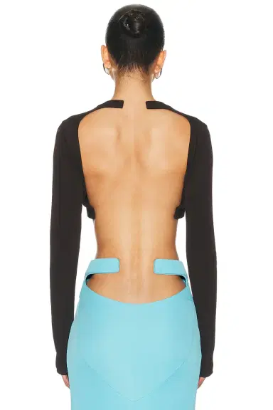 Tom Ford Backless Cropped Top | Thumbnail 4 Tom Ford Backless Cropped Top | Thumbnail 4