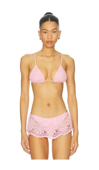 Frankies Bikinis Elena Crochet Bikini Top | Thumbnail 1 Frankies Bikinis Elena Crochet Bikini Top | Thumbnail 1