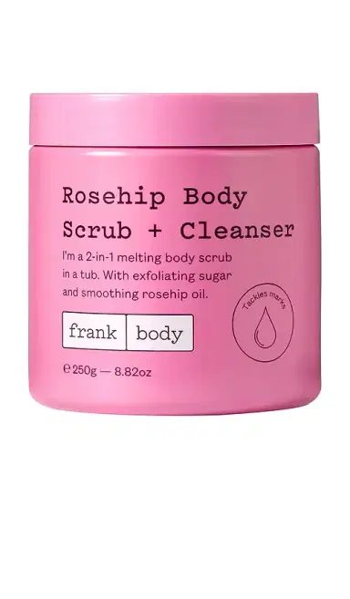 frank body Rosehip Body Scrub + Cleanser 250g | Thumbnail 1 frank body Rosehip Body Scrub + Cleanser 250g | Thumbnail 1