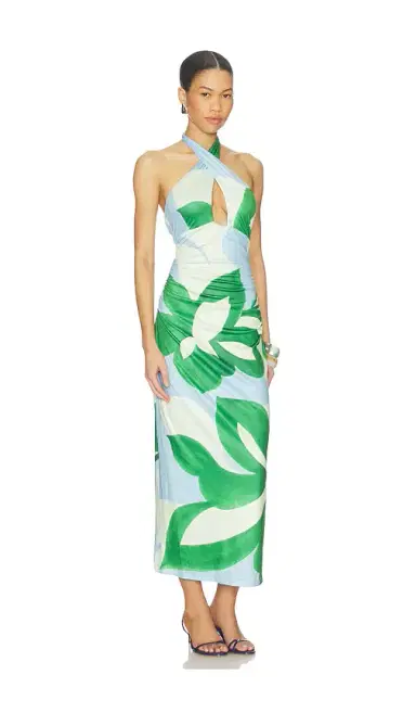 SEVEN WONDERS Aubrie Cross Front Midi Dress | Thumbnail 2 SEVEN WONDERS Aubrie Cross Front Midi Dress | Thumbnail 2