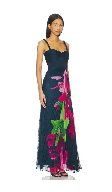 AMUR Drea Pleated Gown | Thumbnail 2 AMUR Drea Pleated Gown | Thumbnail 2