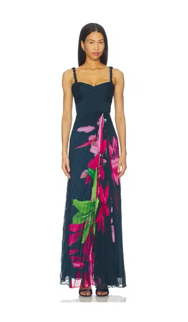 AMUR Drea Pleated Gown | Thumbnail 1 AMUR Drea Pleated Gown | Thumbnail 1