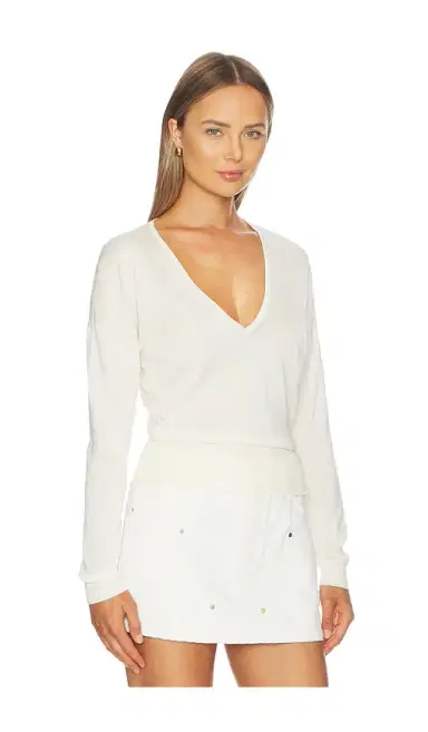 RENGGLI Silk Cashmere V Neck Sweater | Thumbnail 2 RENGGLI Silk Cashmere V Neck Sweater | Thumbnail 2