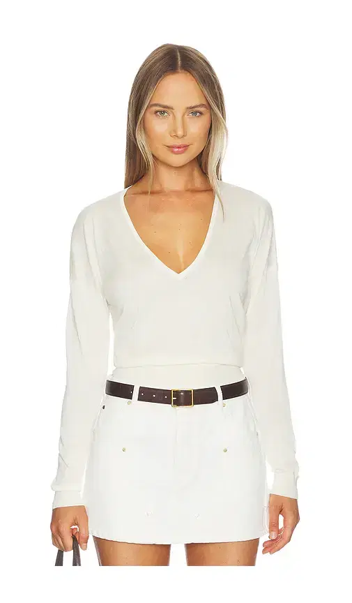 Silk Cashmere V Neck Sweater Silk Cashmere V Neck Sweater