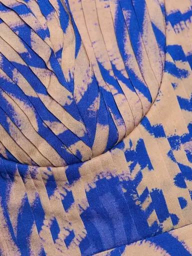 Poupette St Barth Women's Carla Floral Bustier Top - Blue Japonism | Thumbnail 7 Poupette St Barth Women's Carla Floral Bustier Top - Blue Japonism | Thumbnail 7