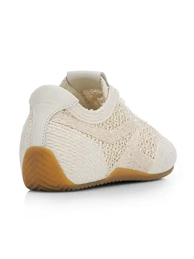 rag & bone Women's Retro Runner Ultra Slim Sneakers - Sea Salt Raffia | Thumbnail 3 rag & bone Women's Retro Runner Ultra Slim Sneakers - Sea Salt Raffia | Thumbnail 3