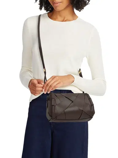 Ulla Johnson Women's Charlotte Woven Leather Camera Bag | Thumbnail 2 Ulla Johnson Women's Charlotte Woven Leather Camera Bag | Thumbnail 2
