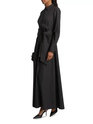 Ungaro Women's Harriet Maxi-Shirtdress - Black - Size XXL | Thumbnail 4 Ungaro Women's Harriet Maxi-Shirtdress - Black - Size XXL | Thumbnail 4