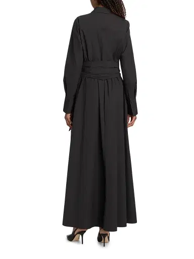Ungaro Women's Harriet Maxi-Shirtdress - Black - Size XXL | Thumbnail 5 Ungaro Women's Harriet Maxi-Shirtdress - Black - Size XXL | Thumbnail 5