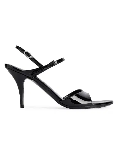 Balenciaga Women's Avenue Bow Heel Sandals - Black - Size 11 | Thumbnail 1 Balenciaga Women's Avenue Bow Heel Sandals - Black - Size 11 | Thumbnail 1