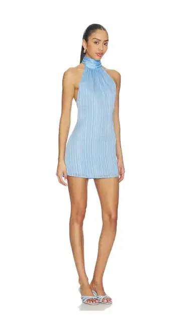 MORE TO COME Carinah Halter Mini Dress | Thumbnail 2 MORE TO COME Carinah Halter Mini Dress | Thumbnail 2