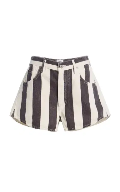 Citizens of Humanity Abita Striped Denim Shorts | Thumbnail 5 Citizens of Humanity Abita Striped Denim Shorts | Thumbnail 5