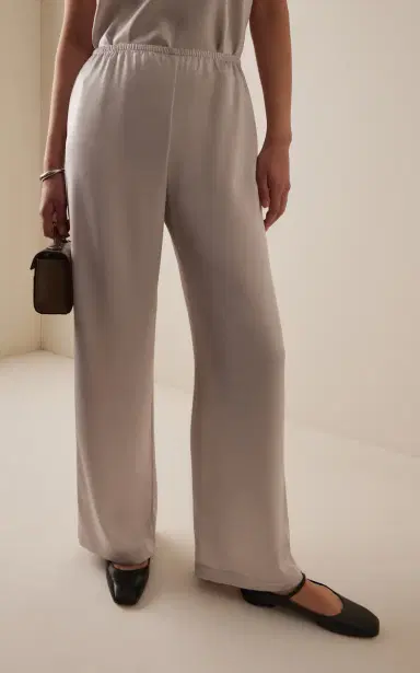 Leset Barb Satin Wide-Leg Pants | Thumbnail 3 Leset Barb Satin Wide-Leg Pants | Thumbnail 3