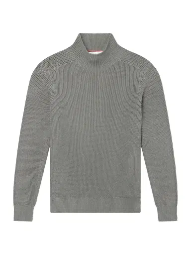 Brunello Cucinelli Knitted Cotton Sweater - Men | Thumbnail 1 Brunello Cucinelli Knitted Cotton Sweater - Men | Thumbnail 1
