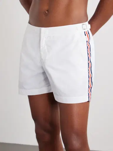 Orlebar Brown Setter Straight-Leg Short-Length Striped Swim Shorts - Men | Thumbnail 2 Orlebar Brown Setter Straight-Leg Short-Length Striped Swim Shorts - Men | Thumbnail 2