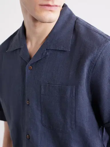 3sixteen Convertible-collar Linen and Cotton-Blend Shirt - Men | Thumbnail 5 3sixteen Convertible-collar Linen and Cotton-Blend Shirt - Men | Thumbnail 5