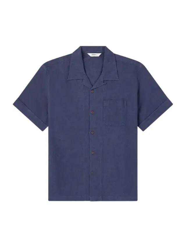 Convertible-collar Linen and Cotton-Blend Shirt - Men Convertible-collar Linen and Cotton-Blend Shirt - Men
