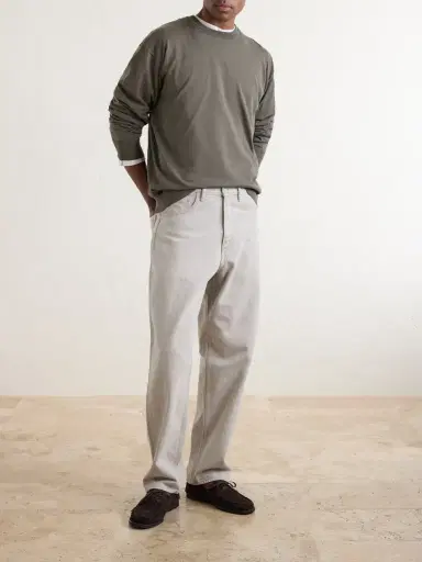 Auralee Luster Knitted T-Shirt - Men | Thumbnail 2 Auralee Luster Knitted T-Shirt - Men | Thumbnail 2