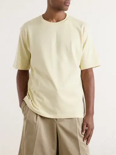 Auralee Luster Cotton-Jersey T-Shirt - Men | Thumbnail 3 Auralee Luster Cotton-Jersey T-Shirt - Men | Thumbnail 3
