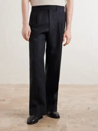 Stòffa Wide-Leg Pleated Linen Trousers - Men | Thumbnail 3 Stòffa Wide-Leg Pleated Linen Trousers - Men | Thumbnail 3