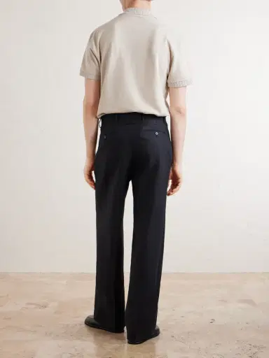 Stòffa Wide-Leg Pleated Linen Trousers - Men | Thumbnail 4 Stòffa Wide-Leg Pleated Linen Trousers - Men | Thumbnail 4