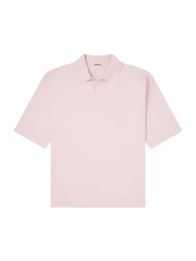 Auralee Knitted Silk Polo Shirt - Men | Thumbnail 1 Auralee Knitted Silk Polo Shirt - Men | Thumbnail 1