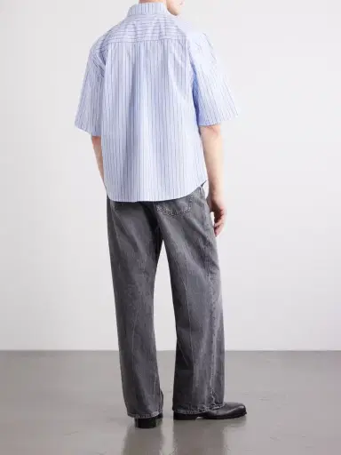 3sixteen Striped Cotton-Poplin Shirt - Men | Thumbnail 4 3sixteen Striped Cotton-Poplin Shirt - Men | Thumbnail 4