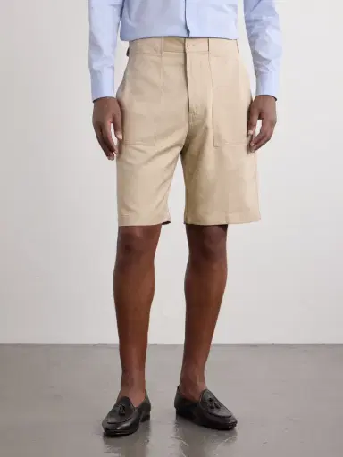 Ralph Lauren Purple Label Straight-Leg Silk-Twill Shorts - Men | Thumbnail 3 Ralph Lauren Purple Label Straight-Leg Silk-Twill Shorts - Men | Thumbnail 3