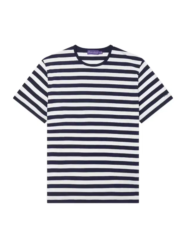 Striped Cotton T-Shirt - Men Striped Cotton T-Shirt - Men
