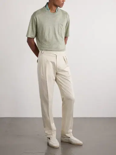 Ralph Lauren Purple Label Linen-Jersey T-Shirt - Men | Thumbnail 2 Ralph Lauren Purple Label Linen-Jersey T-Shirt - Men | Thumbnail 2