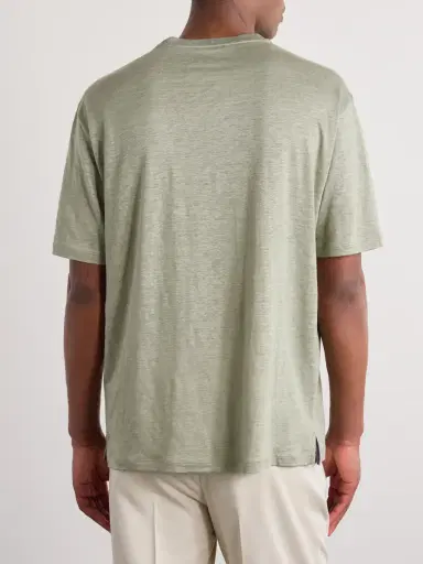 Ralph Lauren Purple Label Linen-Jersey T-Shirt - Men | Thumbnail 4 Ralph Lauren Purple Label Linen-Jersey T-Shirt - Men | Thumbnail 4