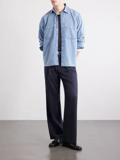 3sixteen Cotton-Chambray Shirt - Men | Thumbnail 2 3sixteen Cotton-Chambray Shirt - Men | Thumbnail 2