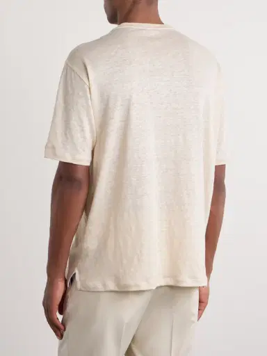 Ralph Lauren Purple Label Linen-Jersey T-Shirt - Men | Thumbnail 4 Ralph Lauren Purple Label Linen-Jersey T-Shirt - Men | Thumbnail 4