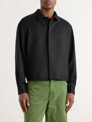 Auralee Herringbone Wool Blouson - Men | Thumbnail 3 Auralee Herringbone Wool Blouson - Men | Thumbnail 3