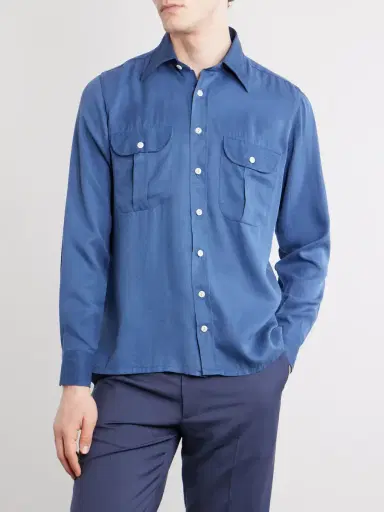 J. Mueser TENCEL™ Lyocell-Twill Shirt - Men | Thumbnail 3 J. Mueser TENCEL™ Lyocell-Twill Shirt - Men | Thumbnail 3