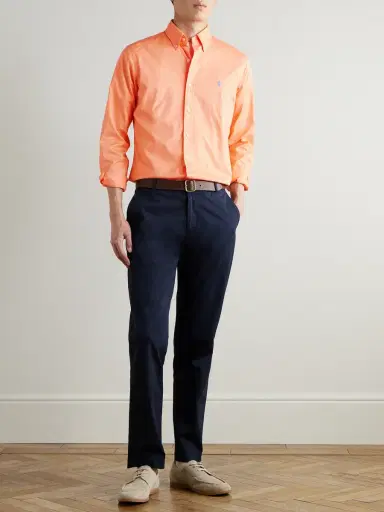 Polo Ralph Lauren Logo-Embroidered Cotton Shirt - Men | Thumbnail 2 Polo Ralph Lauren Logo-Embroidered Cotton Shirt - Men | Thumbnail 2