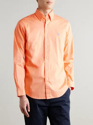 Polo Ralph Lauren Logo-Embroidered Cotton Shirt - Men | Thumbnail 7 Polo Ralph Lauren Logo-Embroidered Cotton Shirt - Men | Thumbnail 7