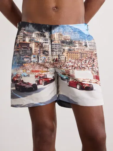 Orlebar Brown Bulldog Straight-Leg Mid-Length Printed Swim Shorts - Men | Thumbnail 2 Orlebar Brown Bulldog Straight-Leg Mid-Length Printed Swim Shorts - Men | Thumbnail 2
